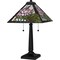 Quoizel Tiffany Table Lamp Tiffany 2 Lights Matte Black TF16145MBK - alternate 3